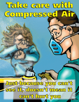 Work Safely With Compressed Air