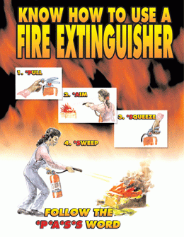 Using Fire Extinguishers