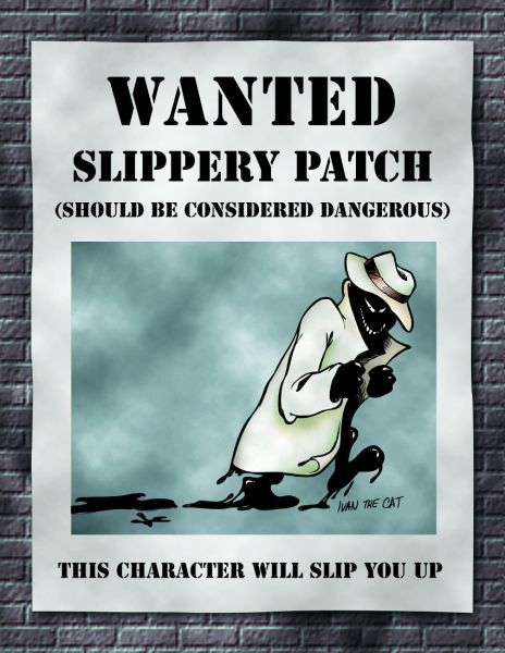 Wanted Slippery Criminal