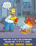Fire Safety Evacuation Poster
