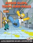 Stairs Slips Trips and Falls Poster